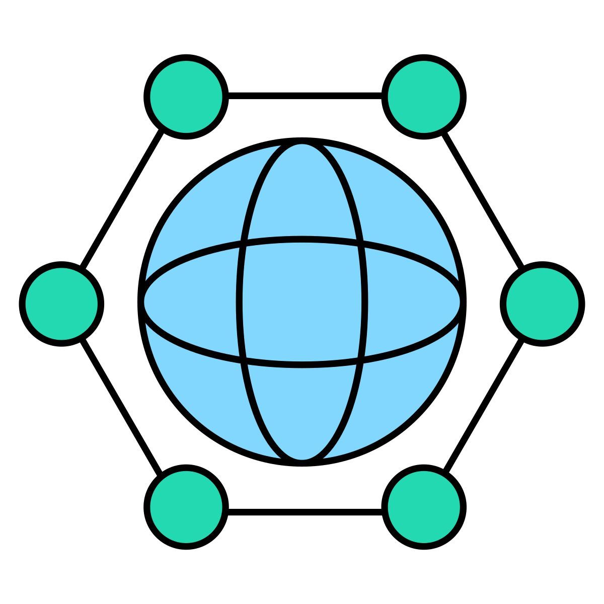 global network icon