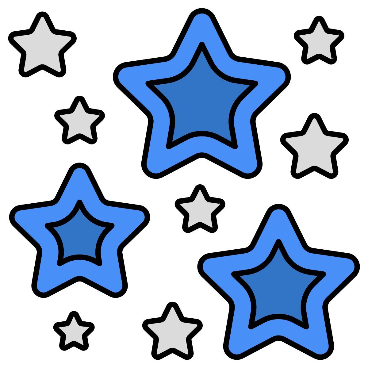 étoiles brillantes icon
