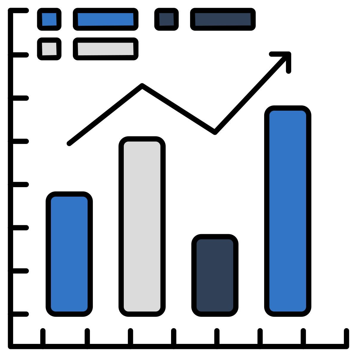tableau de croissance icon