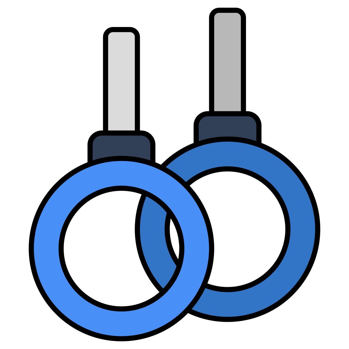 gymnastic rings icon