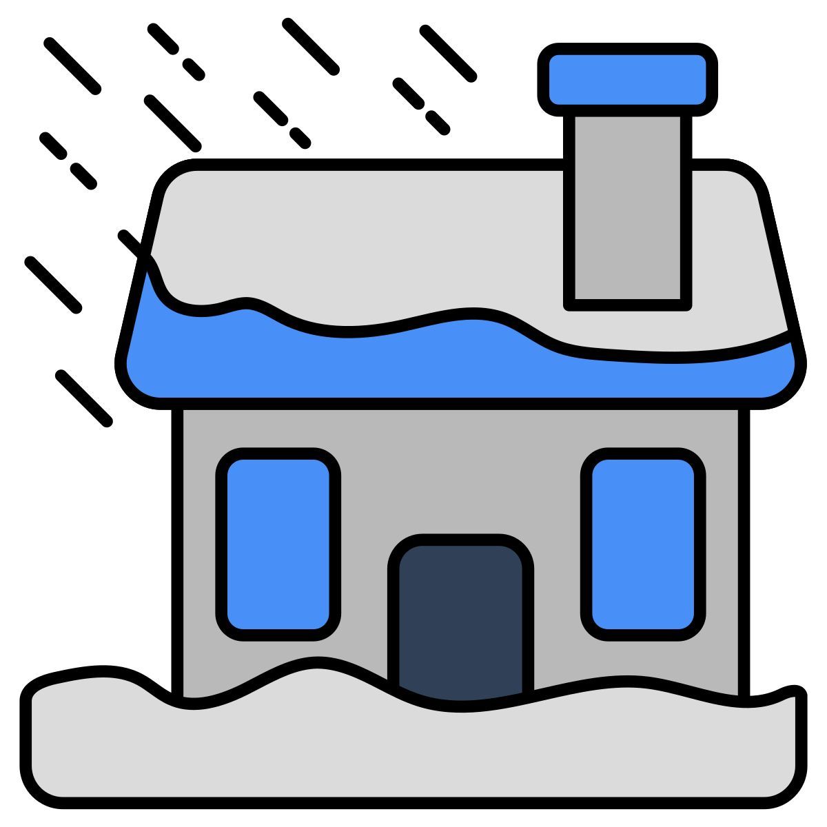 heavy rainfall icon
