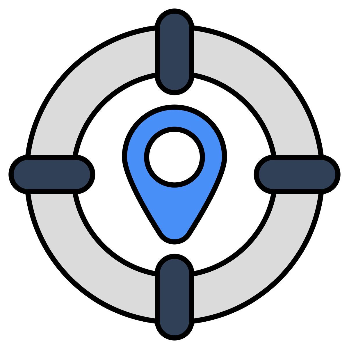emplacement cible icon