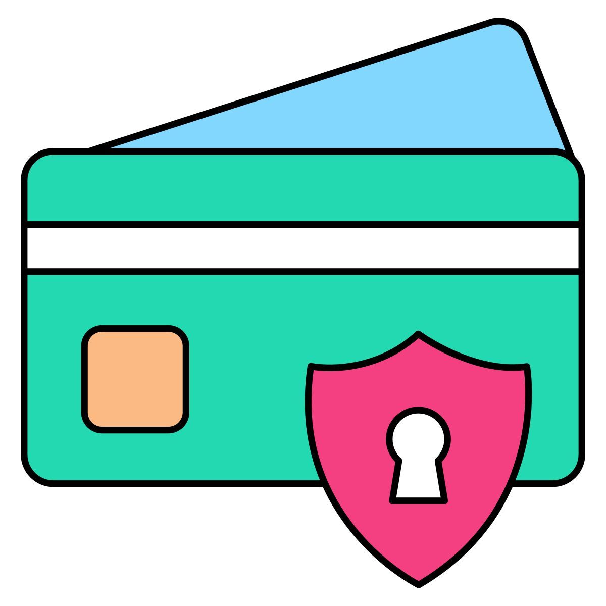 locked cards icon
