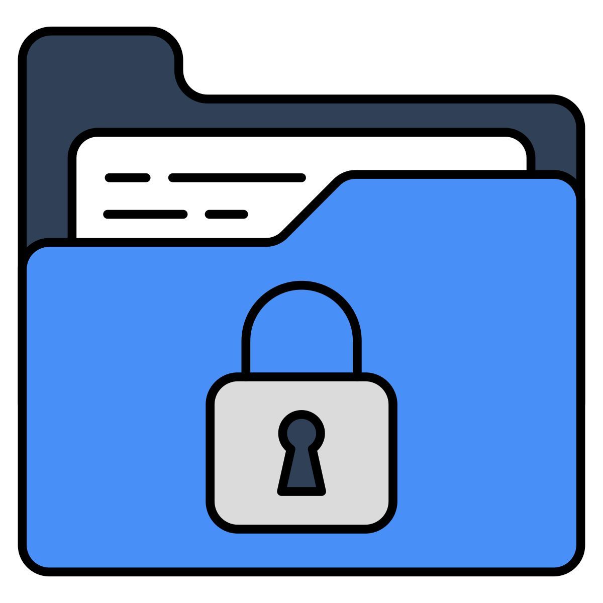 locked folder icon