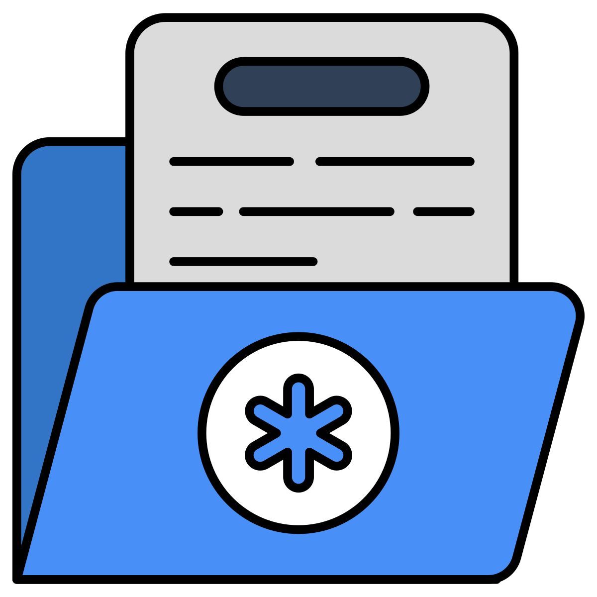 medical folder icon