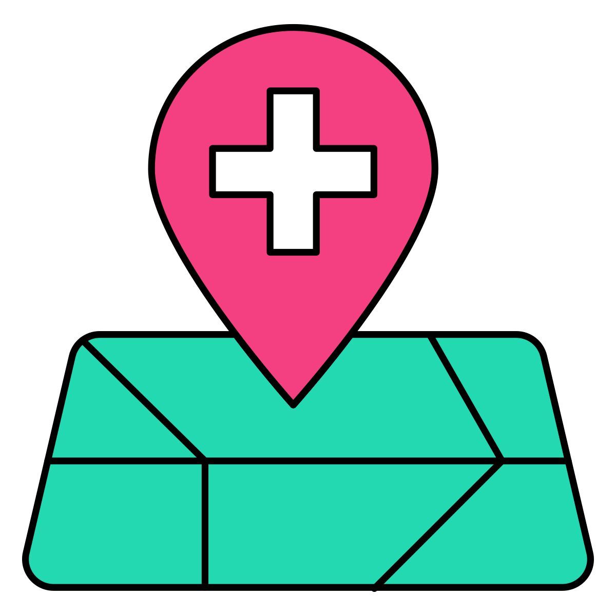 hospital location icon