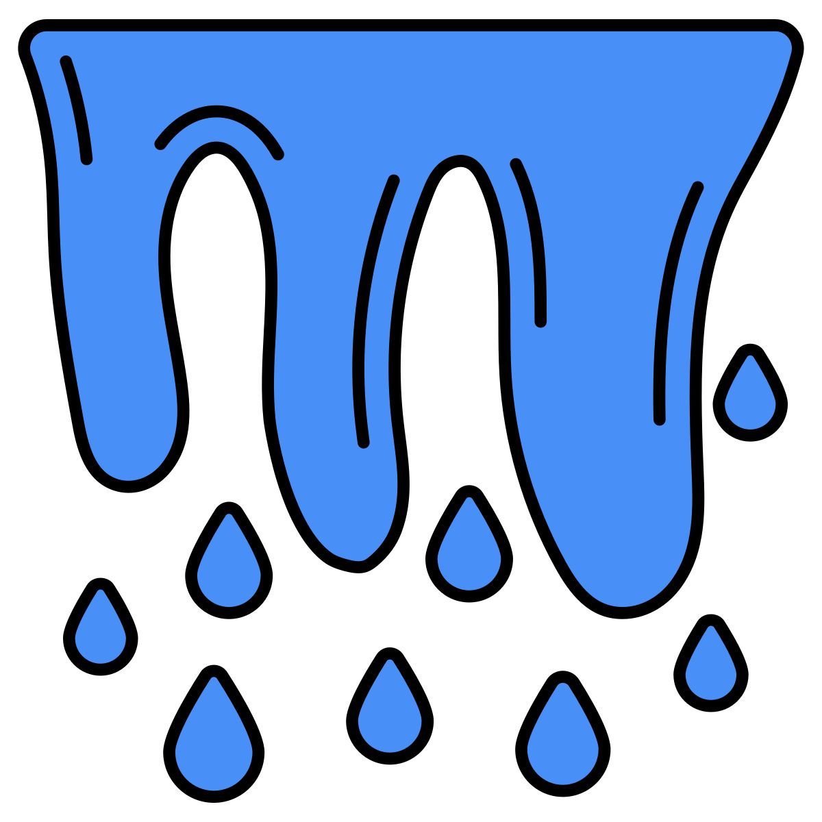 melting glacier icon