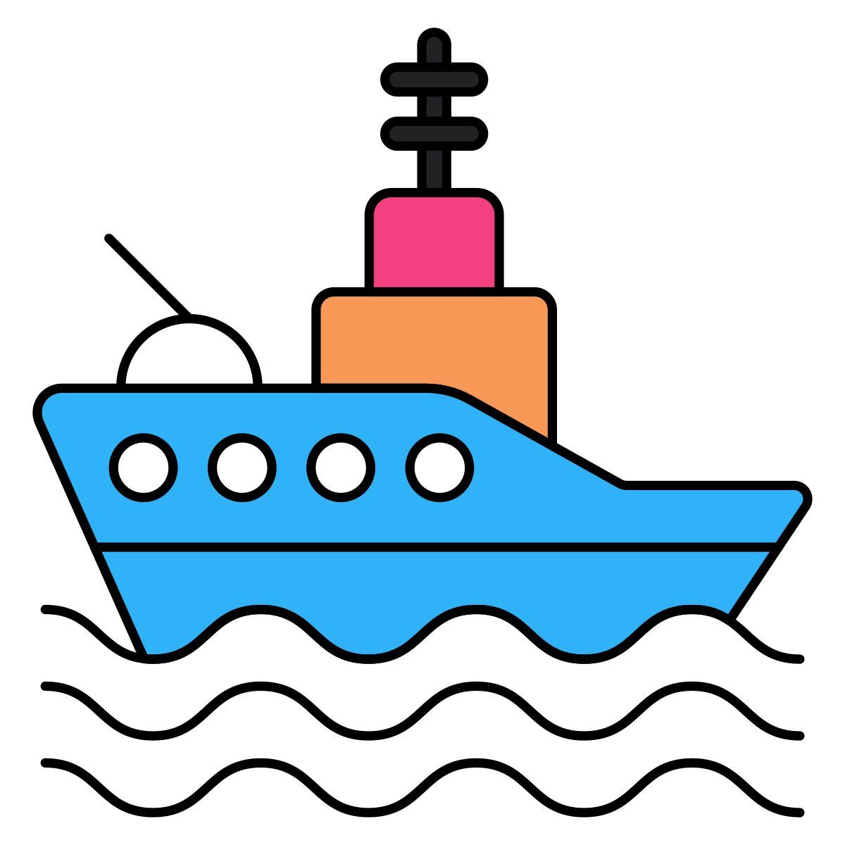 military boat icon