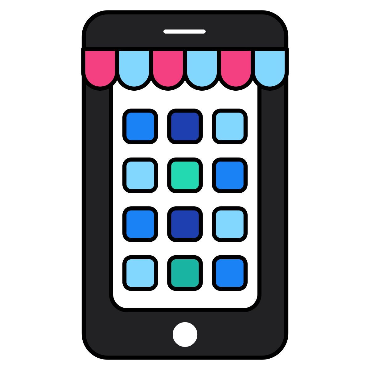 applications mobiles icon