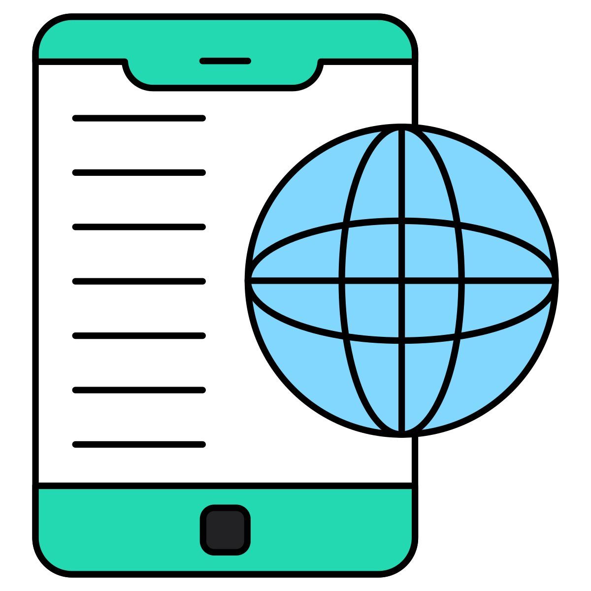 mobile browser icon