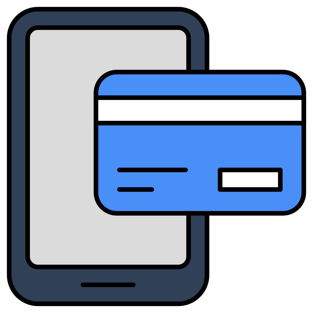 mobile card payment icon