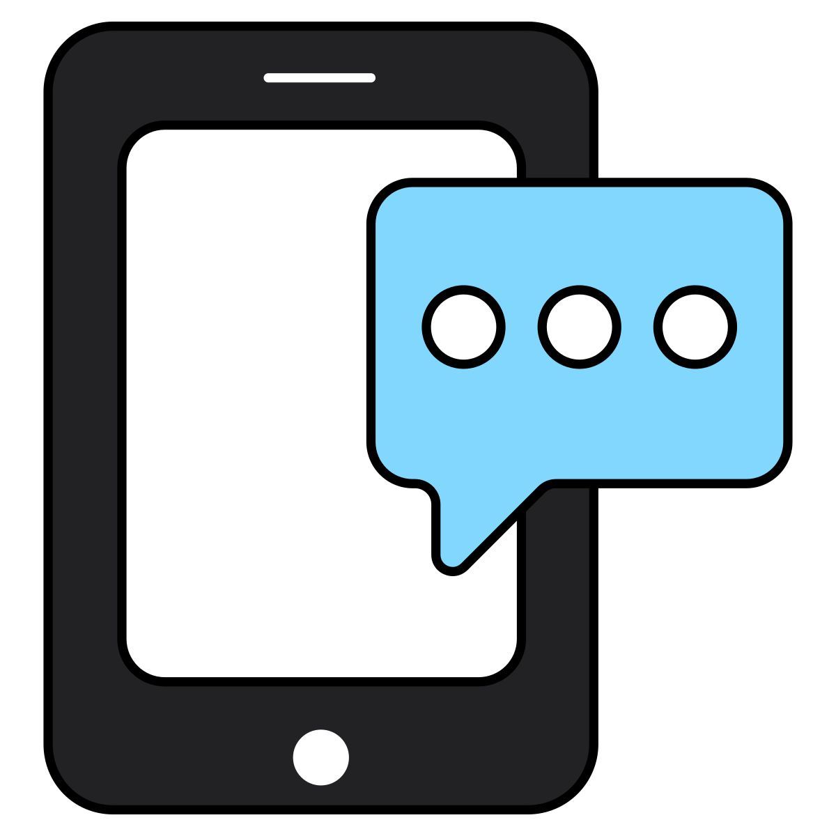 mobile chat icon