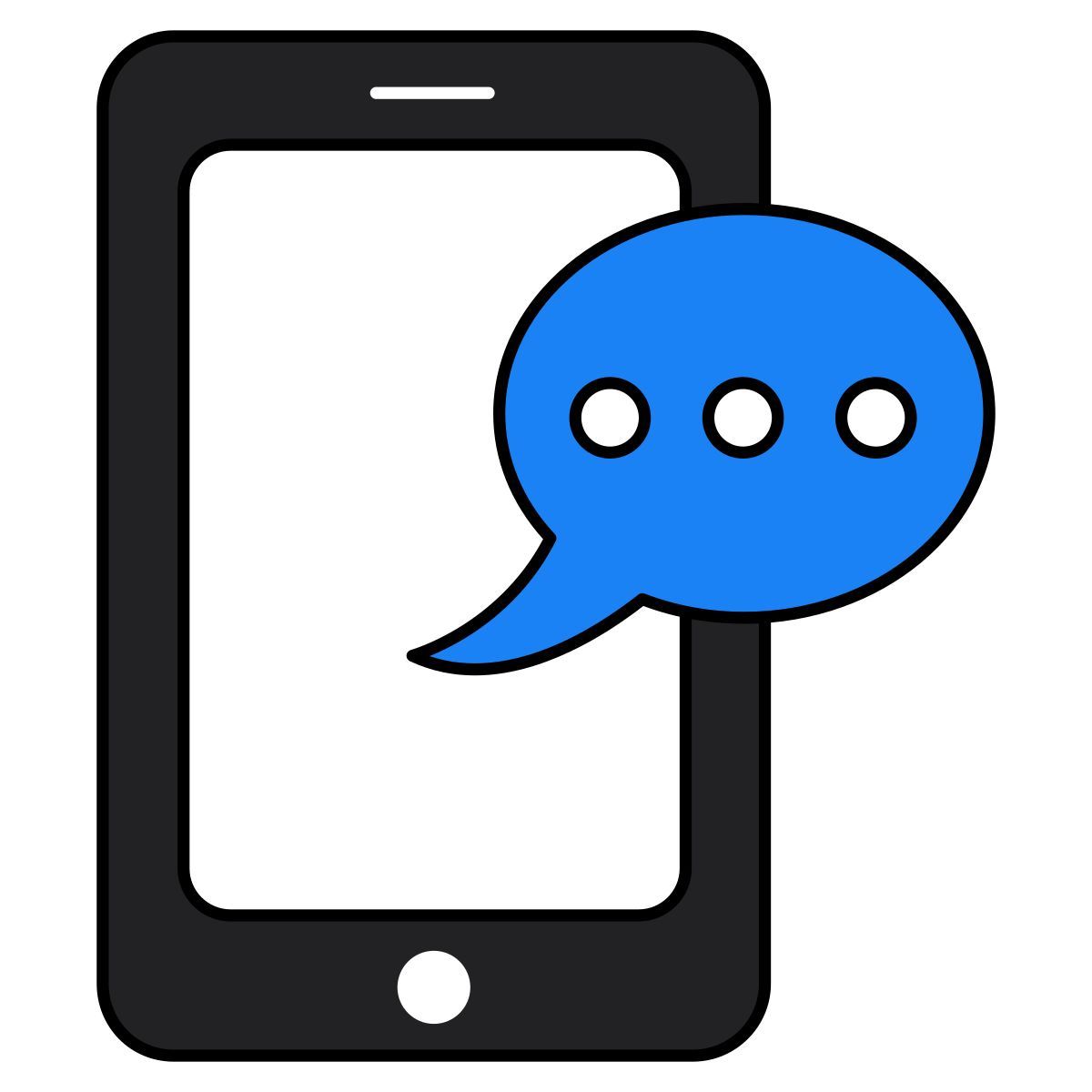 mobile chat icon