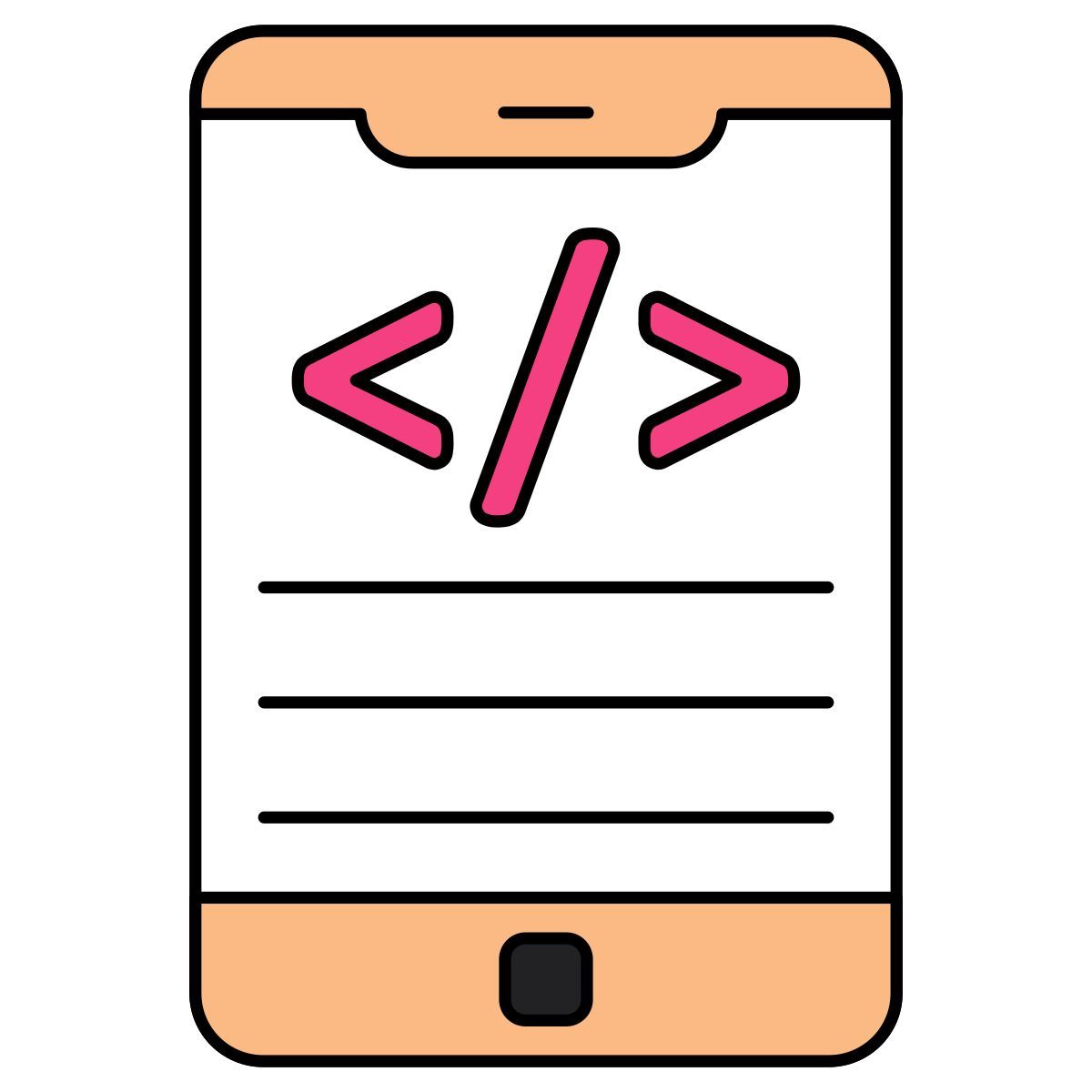 mobile software development icon
