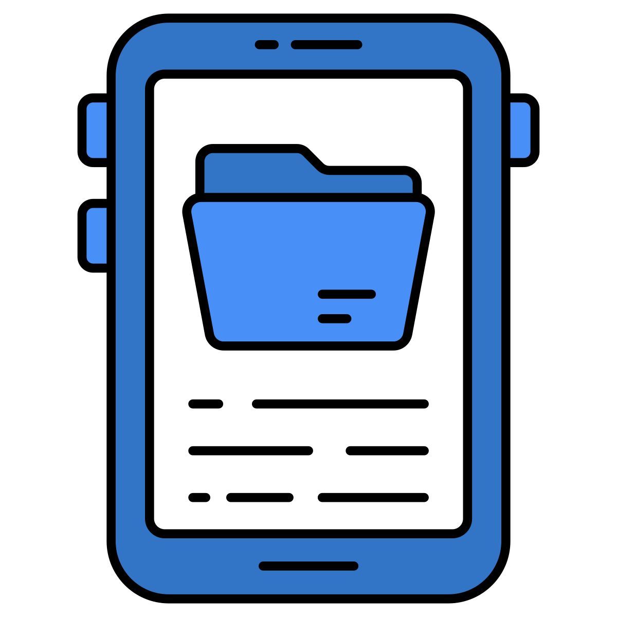 mobiler ordner icon