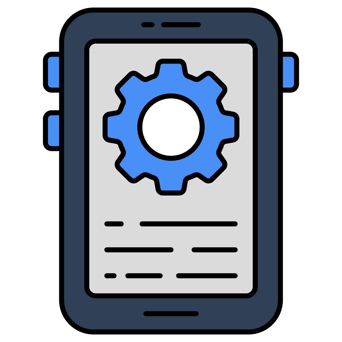 smartphone management icon