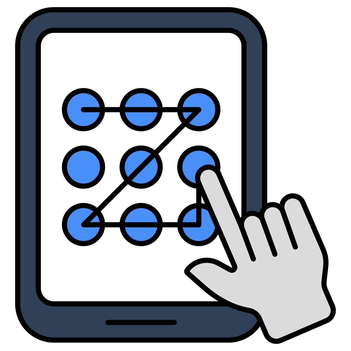 手机图案锁 icon