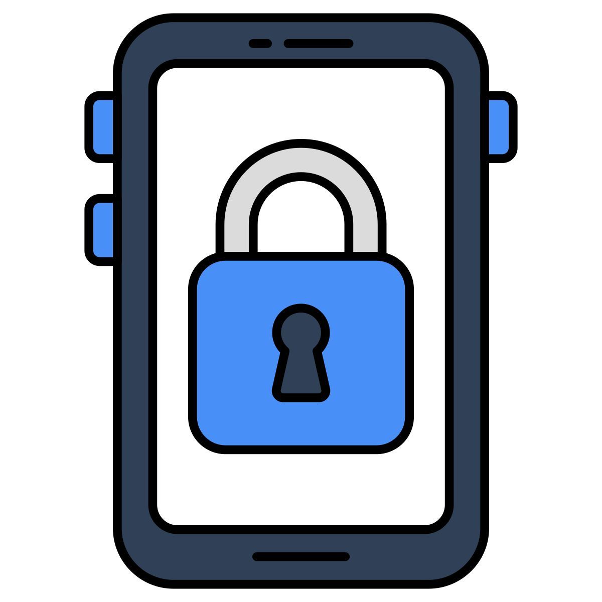 seguridad móvil icon