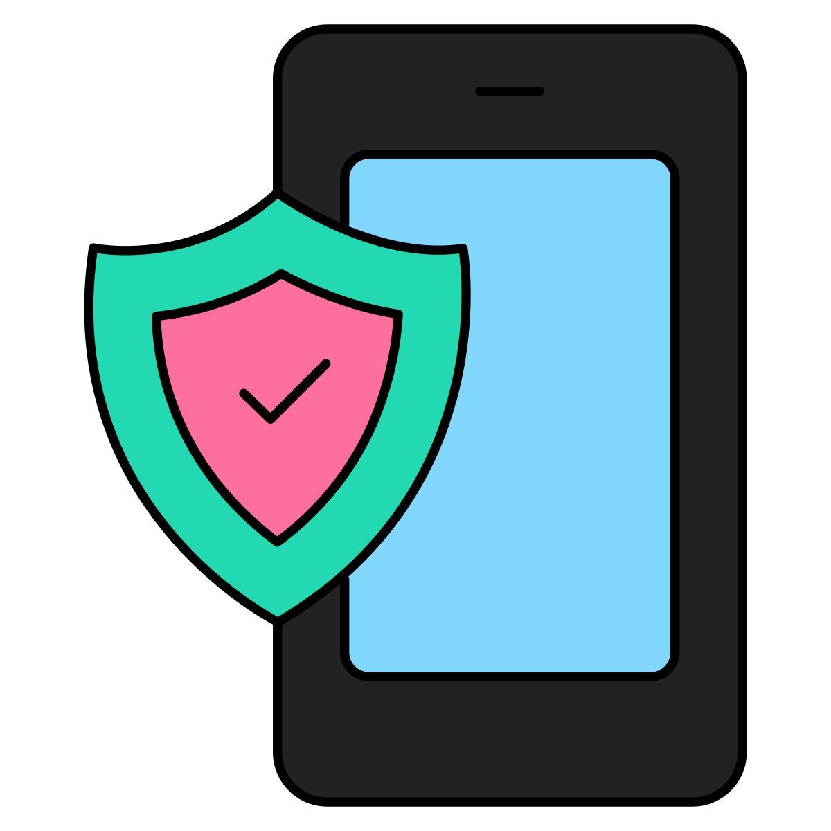 mobile security icon