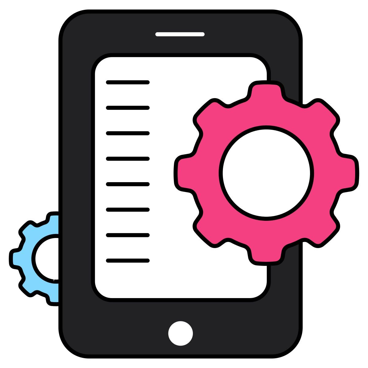 mobile settings icon