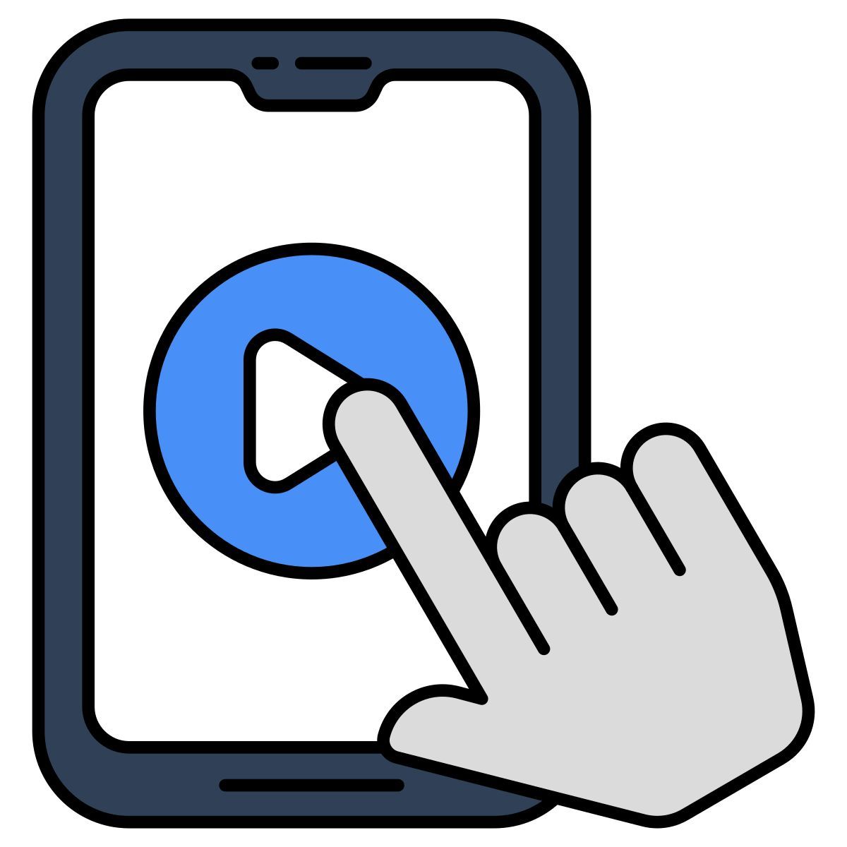 mobiles video icon