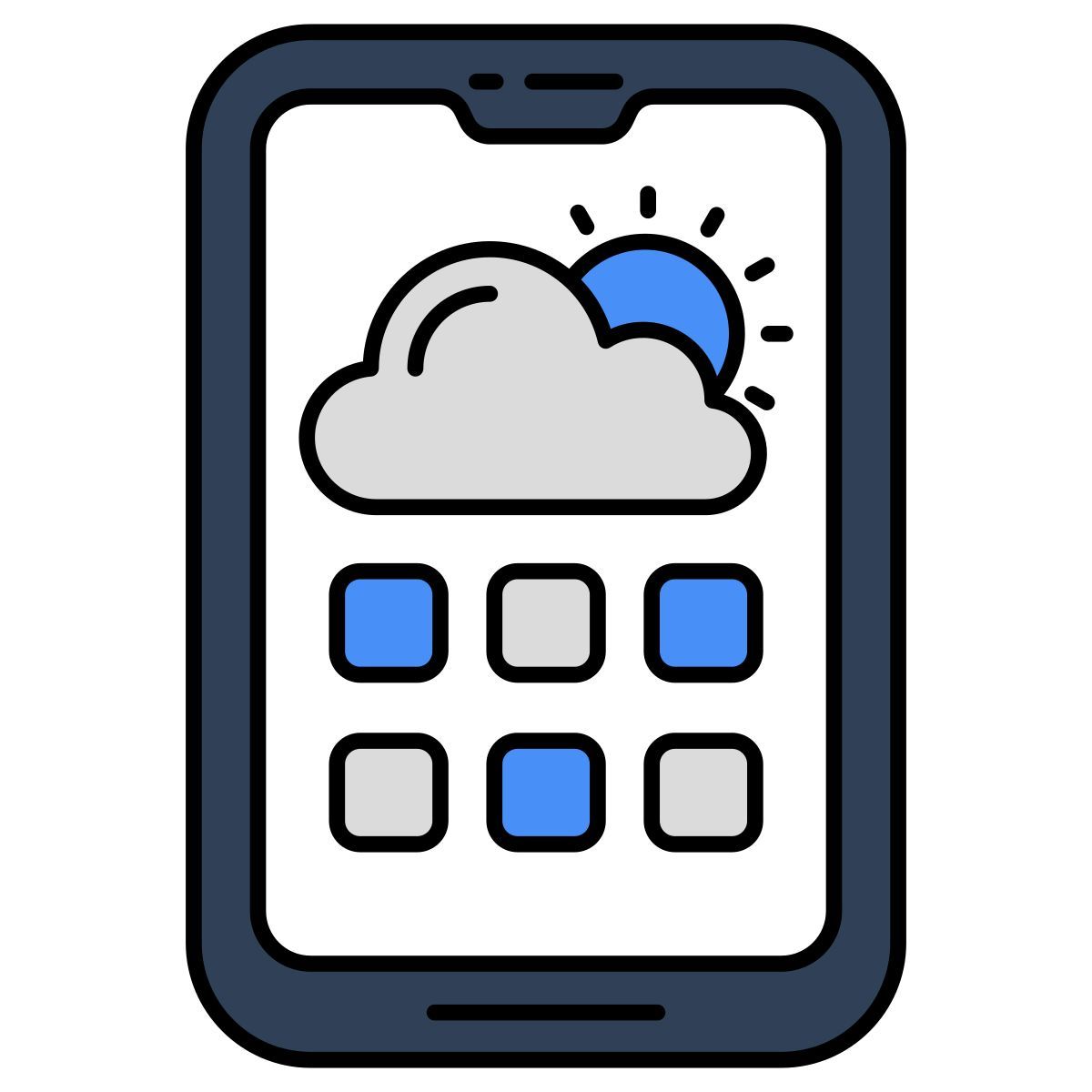 Mobile Weather App icon