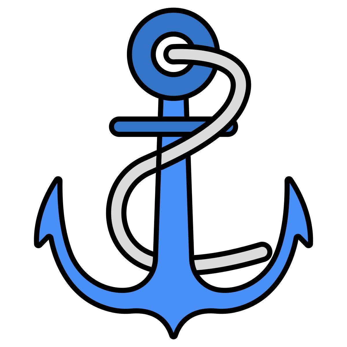 nautical hook icon