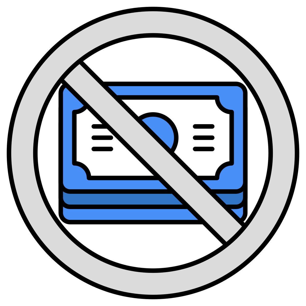 sem dinheiro icon