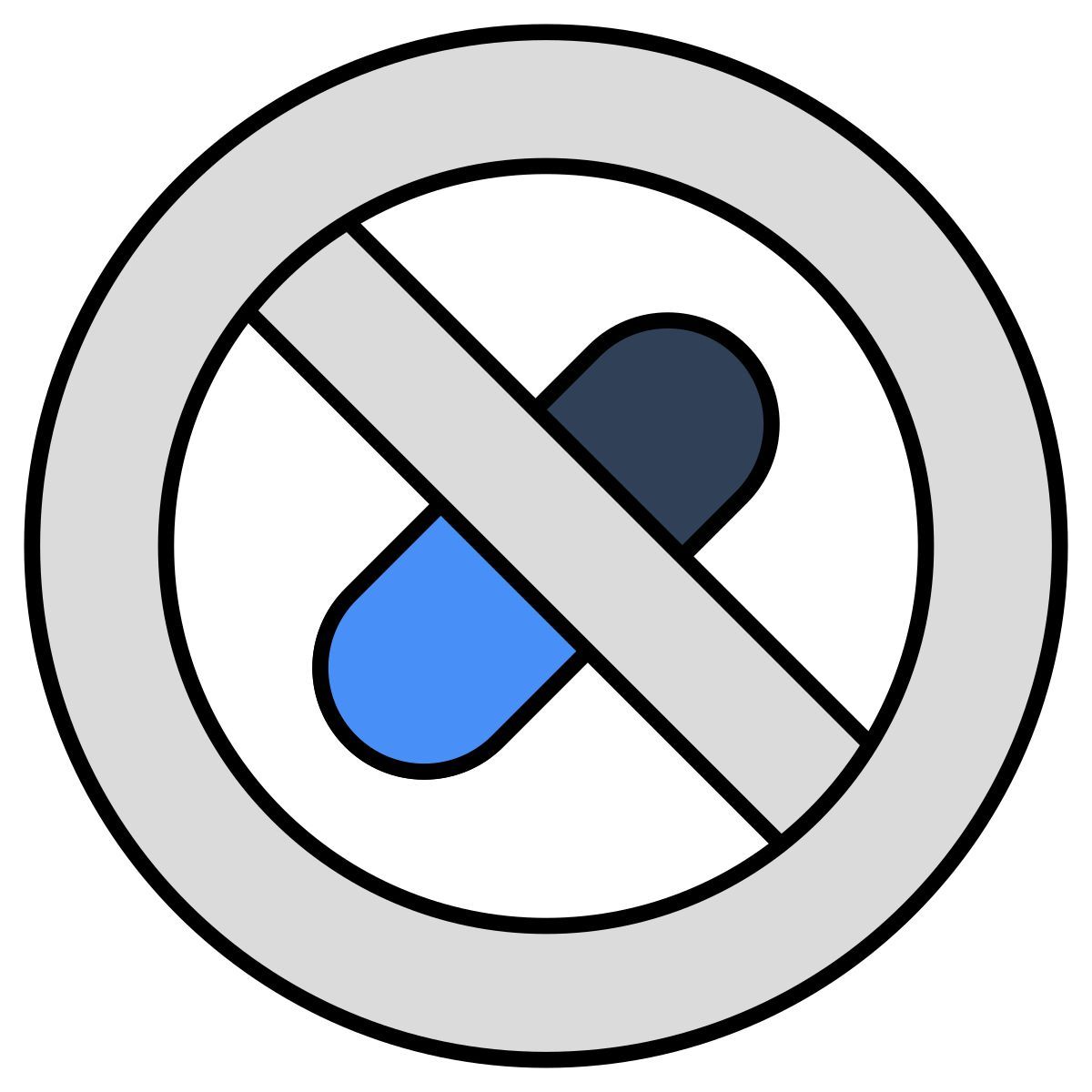 no pills icon