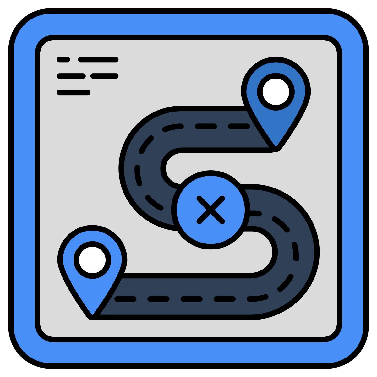 ruta equivocada icon