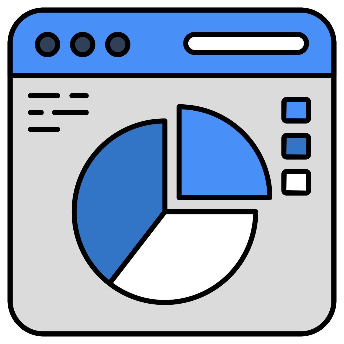 online datenanalyse icon