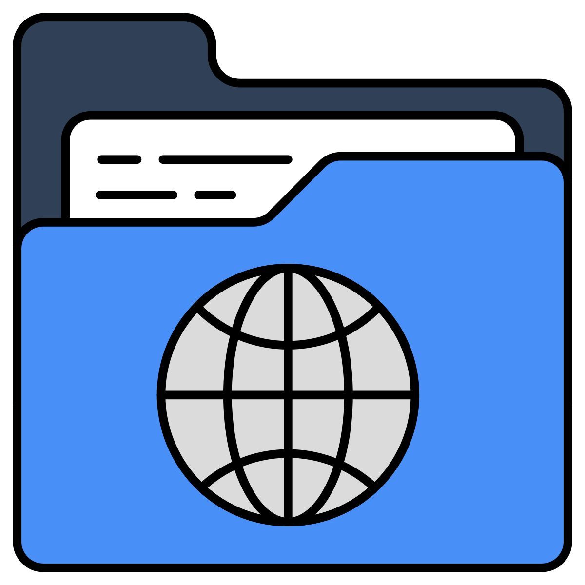 online folder icon