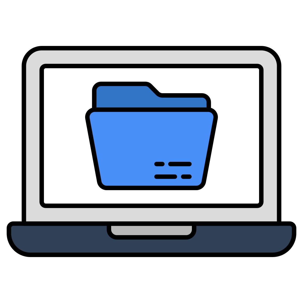 carpeta en línea icon