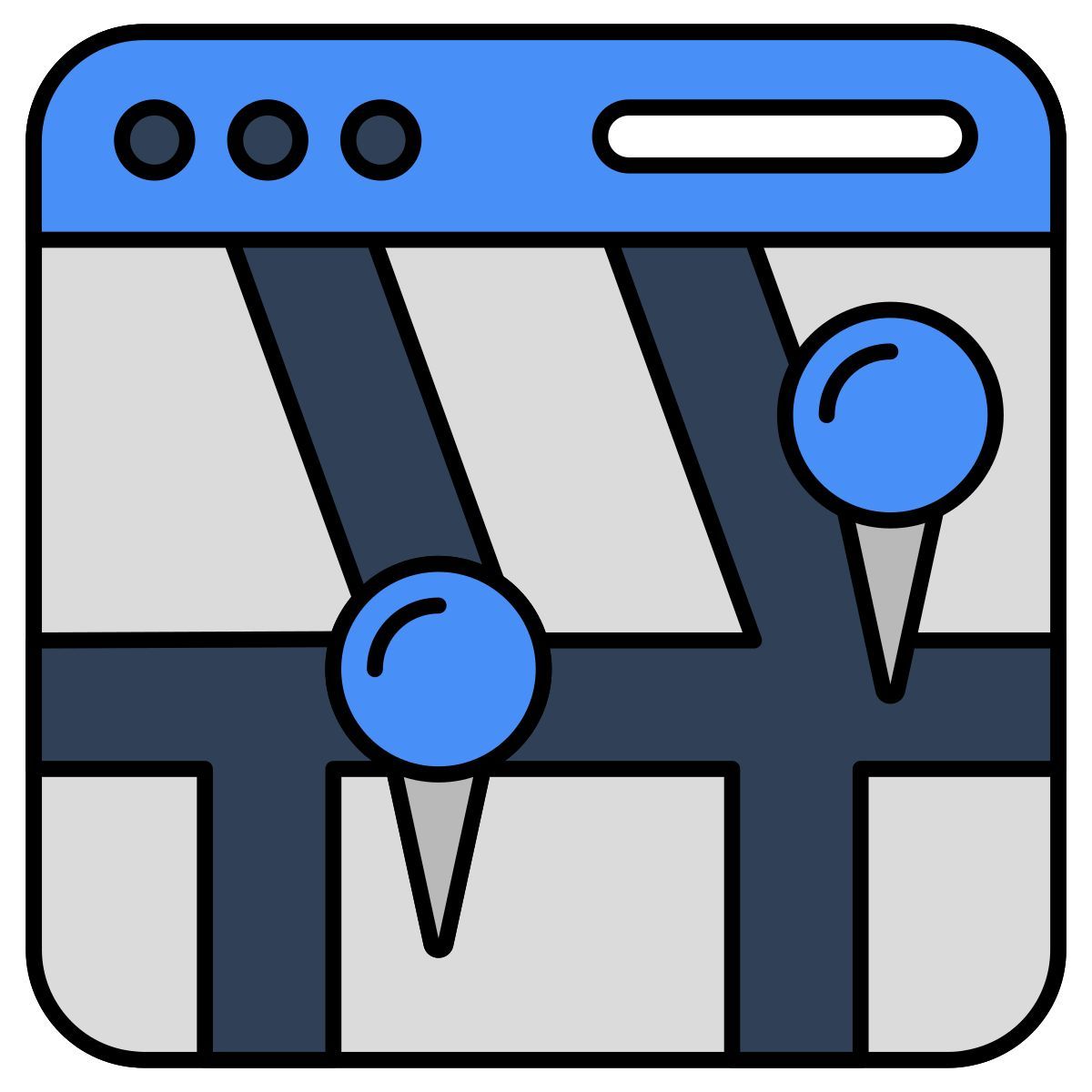 online map icon