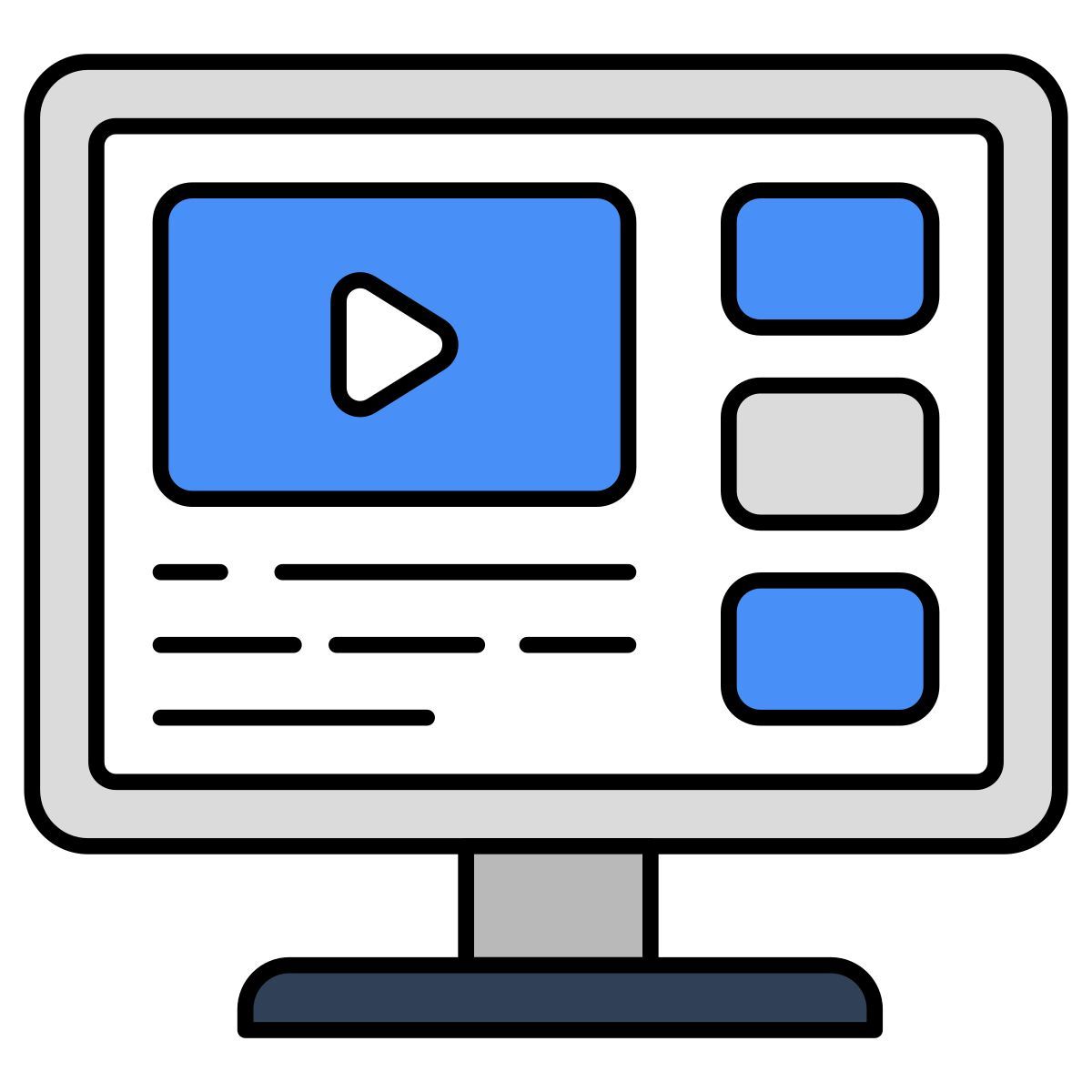 online video icon