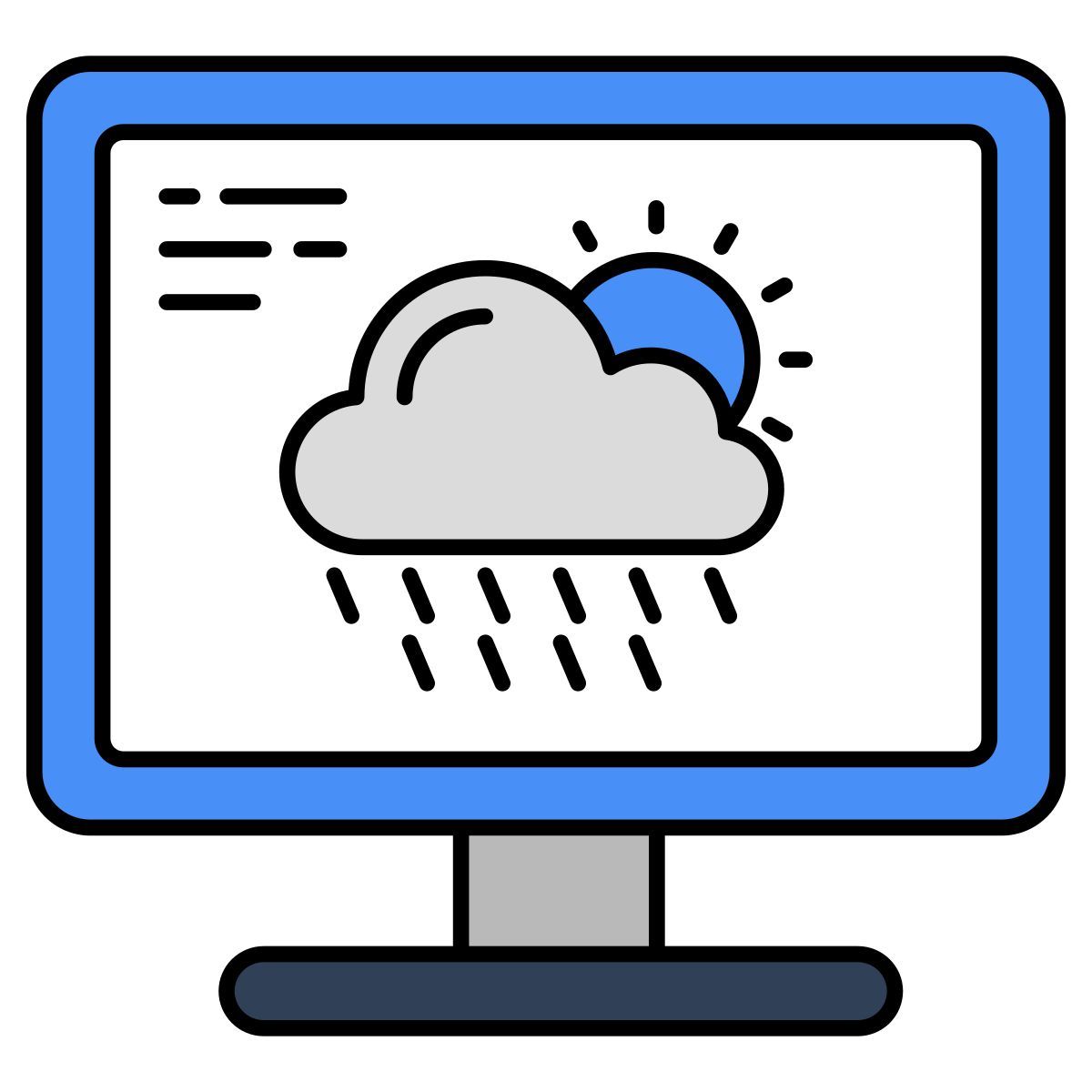 online weather forecast icon
