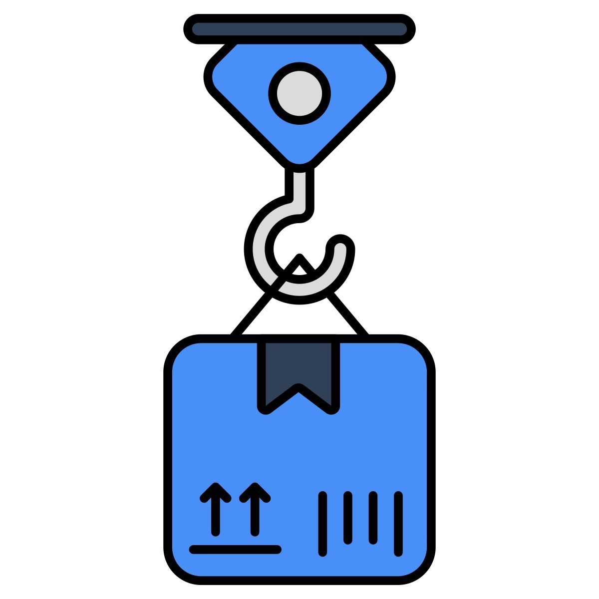 cargo lifting icon