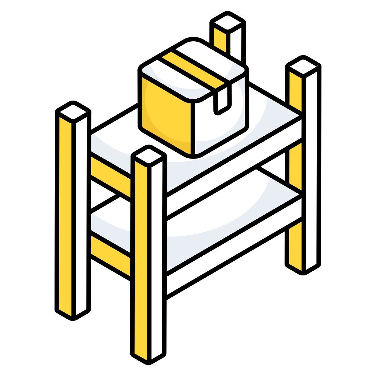 warehouse racks icon