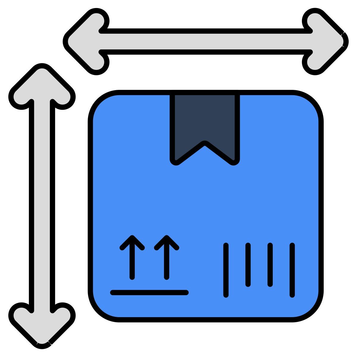 paketgröße icon