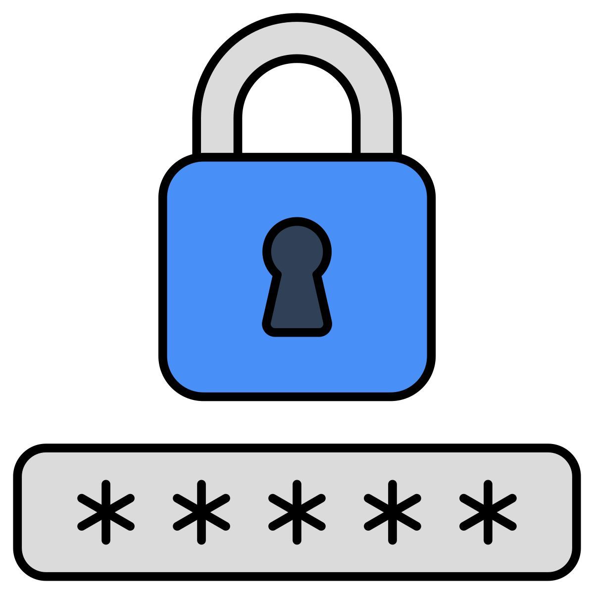 password lock icon