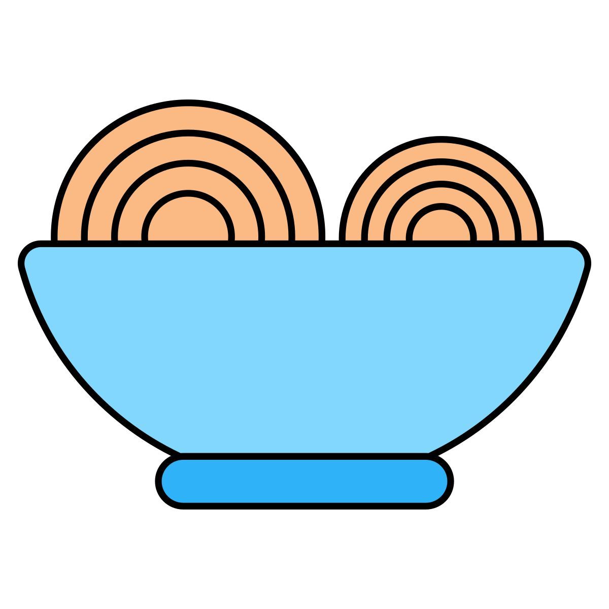 pasta bowl icon