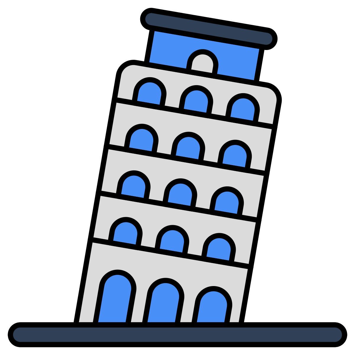 pisa tower icon