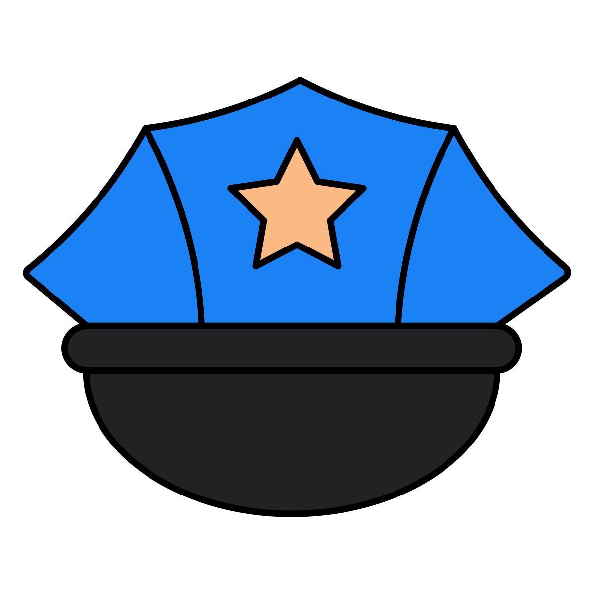 police cap icon