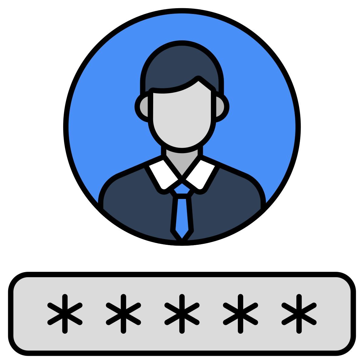 profile login data icon