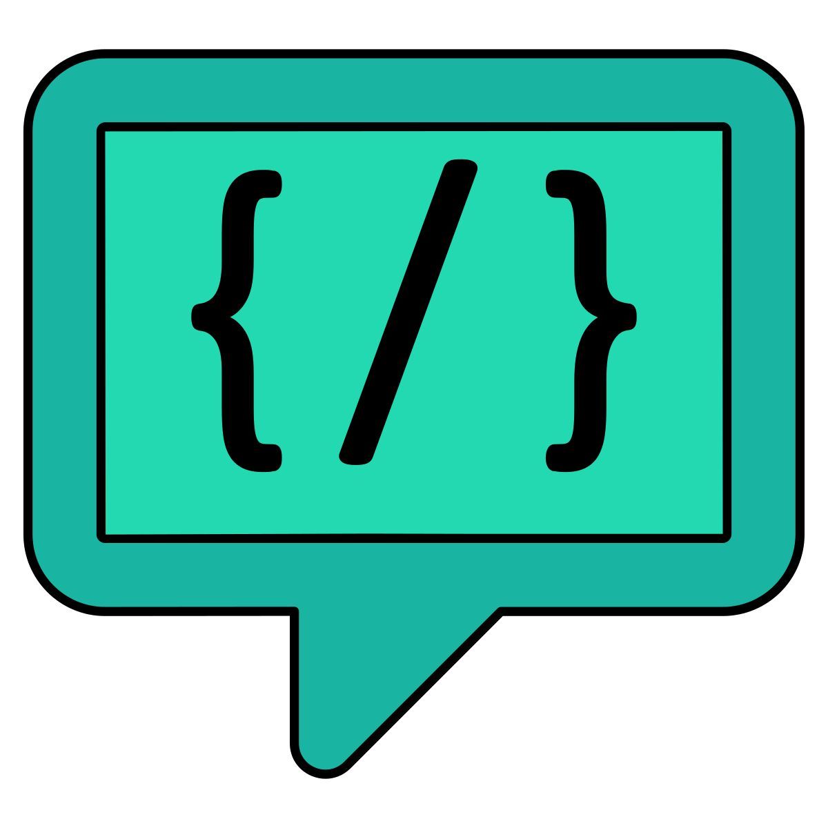 chat bot development icon