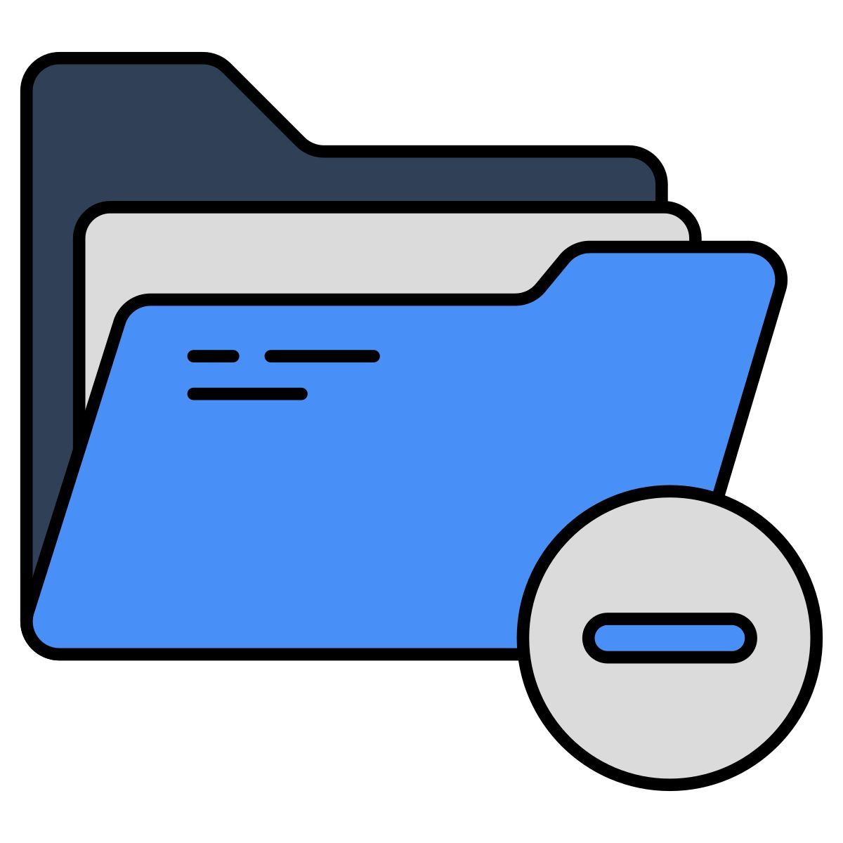 rimuovi cartella icon