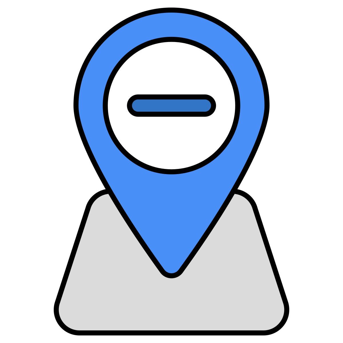 remove location icon