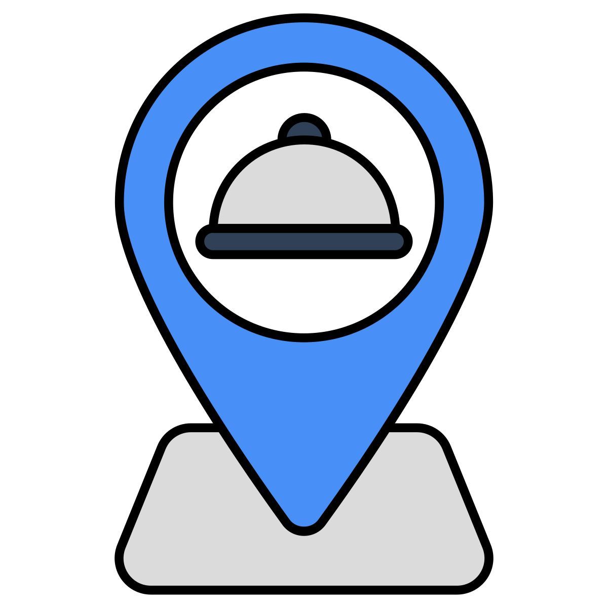 restaurant location icon