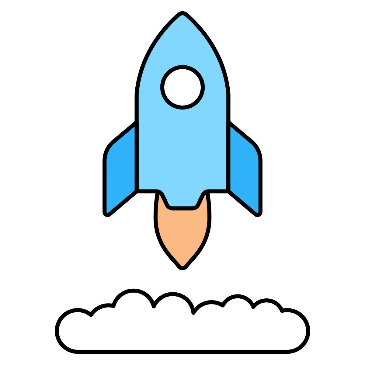 rocket launch icon