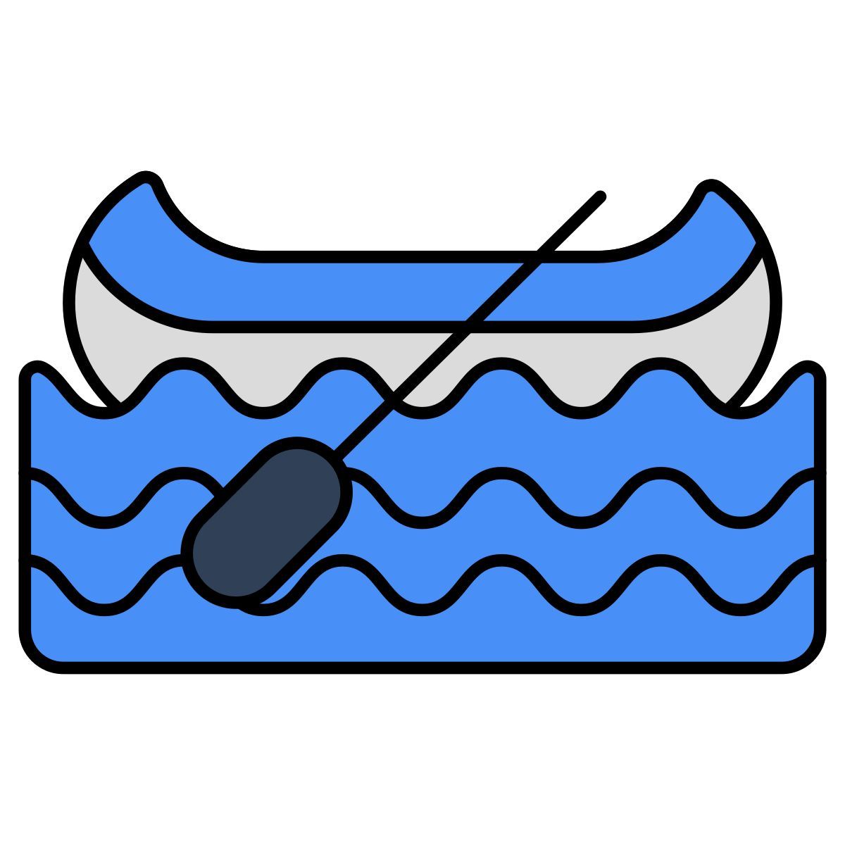 rowing boat icon